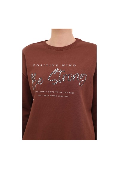 Kinetix Wl 16beata 5pr Kahverengi Kadın Sweatshirt 000000000102035325 Kahverengi