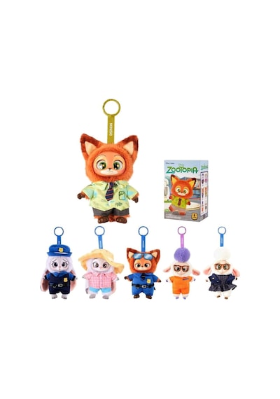 Zootopia Peluş Anahtarlık Çanta Charmı Blindbox Açık Yeşil