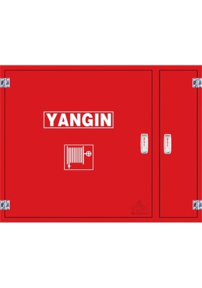 Abc Yangın Dolabı 30 M 1'' Vanalı Tüp Bölmeli Saç Kapak