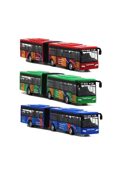 Oyuncak Körüklü Metal Otobüs Metrobüs Çek Bırak 1:48 22 Cm Büyük Model 1 Adet Diğer