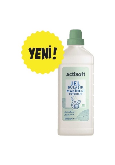 Bitkisel Özlü Jel Bulaşık Makinesi Deterjanı Klor Ve Fosfat İçermez 1000 Ml X 4 Adet 160 Yıkama