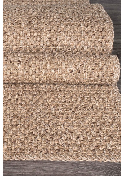 Naturel Jüt Halı Modern Örme Kilim Rusticana 3101 Çok Renkli
