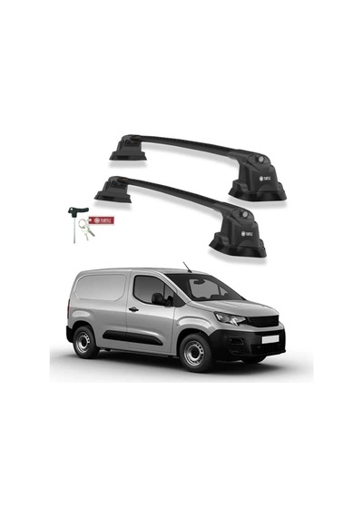 Turtle Peugeot Partner 2019-2025 Ara Atkı Air3 Siyah