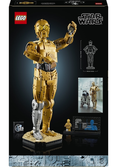 LEGO® Star Wars™ C-3PO™ 75398 - Yetişkinler için İnşa Edilebilen Koleksiyonluk ve Nostaljik Droid Figürü Yapım Seti (1138 Parça)