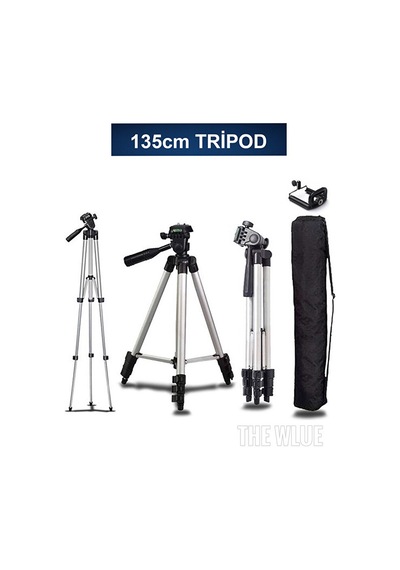 Profesyonel Outdoor Tripod 135cm Tüm Dslr Kameralarla Uyumlu Vide