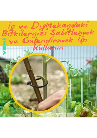 3.6x300 Mm Siyah Plastik Kablo Bağı Klipsi Cırt Kelepçe 100 Lü Paket 3.6 X 300mm - Siyah