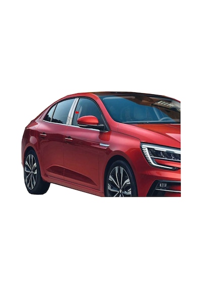 Renault Megane 4 Sedan Krom Kapı Direği 6 Parça 2016-