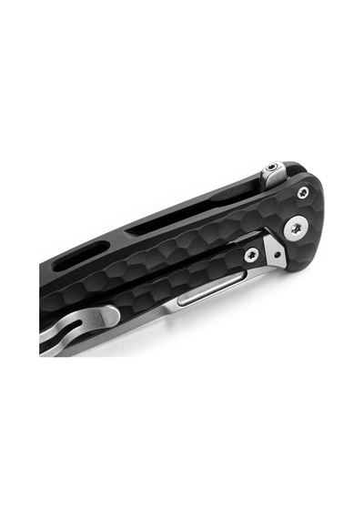 Lionsteel Emmet Em01a Bs Stonewashed Magnacut Black Aluminium Hammertone Kamp Çakı Siyah