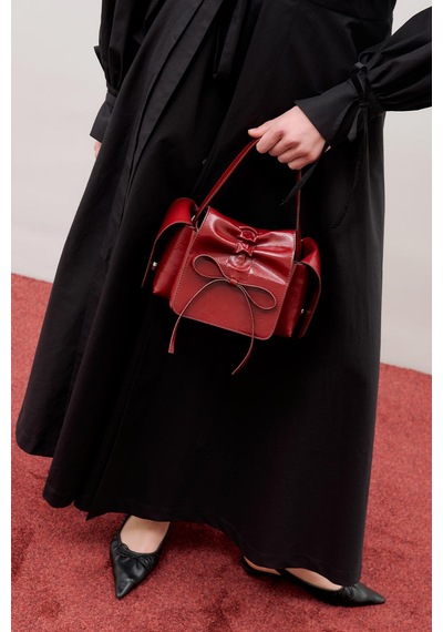 Manuka Lyra Fiyonklu Çanta Bordo Aw25cnt00019-26 Bordo