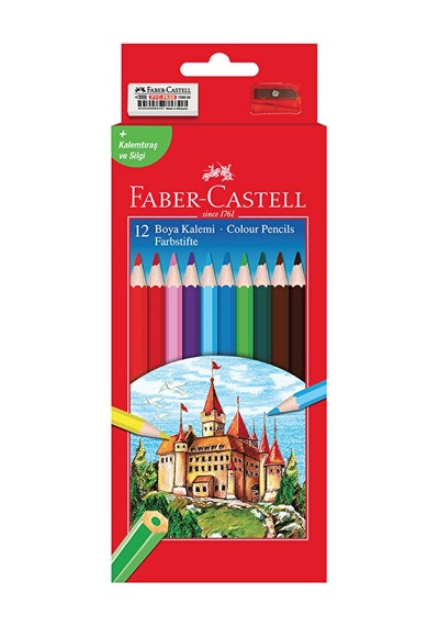 3 Adet Faber-castell Blisterli Kuruboya 12'li Set Diğer