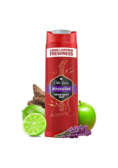 3 Adet Old Spice Duş Jeli Rockstar 400 Ml Diğer
