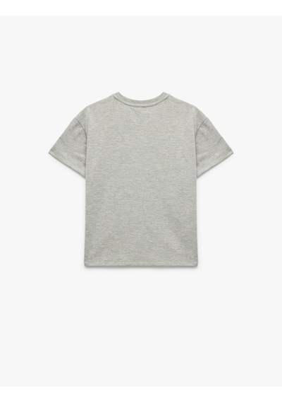 Koton Gri Erkek Çocuk T-shirt 5skb10615tk Gri