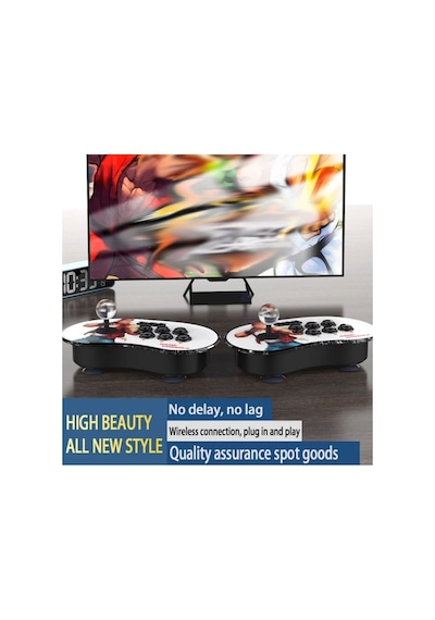 Leons Joystic Led Işıklı Oyun Konsolu Kablolu Hd Mini Konsol Kristal Topuz Game Console