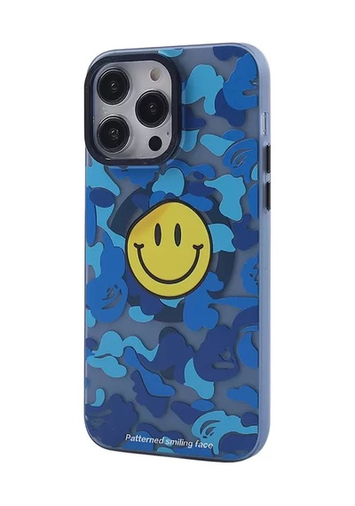 Newface Apple İphone 13 Pro Kılıf Apollo Magneticsafe Desenli Kapak - Apollo Mavi - 1