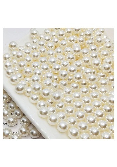 6 Mm Deliksiz Inci 25 Gr Krem Renk 175-180 Adet