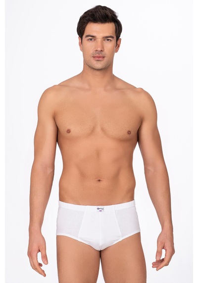 Erkek Süprem Slip Beyaz Kompedan K0037-beyaz Beyaz