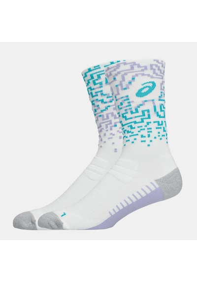 Asics Performance Run Sock Crew White/flash Coral Koşu Çorabı 3013b285-102 Krem