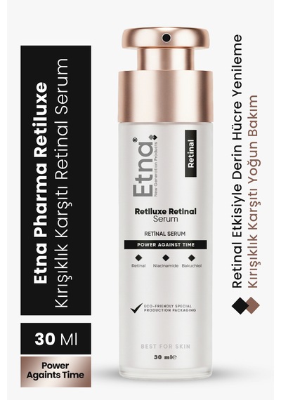Etna Pharma Retiluxe Kırışıklık Ve Yaşlanma Karşıtı, Aydınlatıcı, Anti-aging Retinal Serum 30 Ml