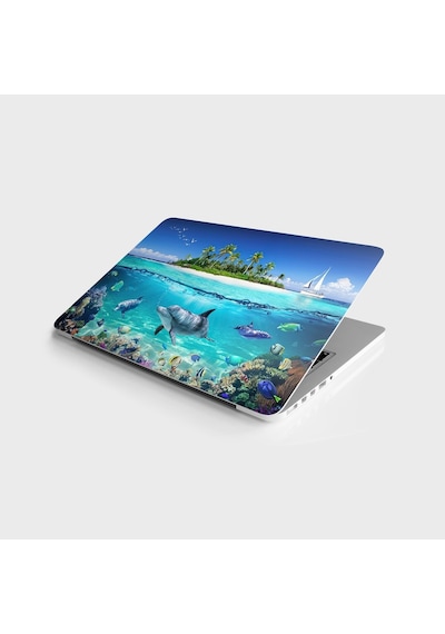Laptop Sticker Bilgisayar Notebook Pc Kaplama Etiketi Ada Deniz