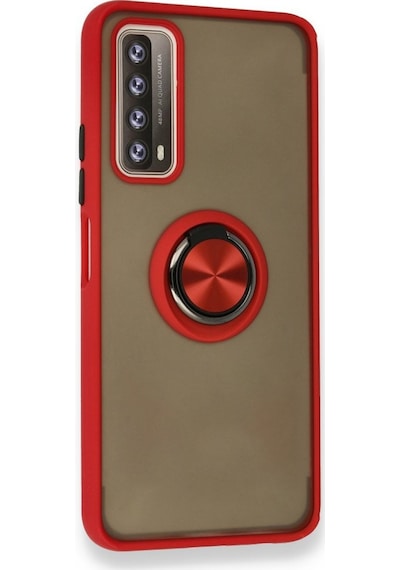 Huawei P Smart 2021 Kilif Montrea Ring Yüzük Stantli Kapak 494951775