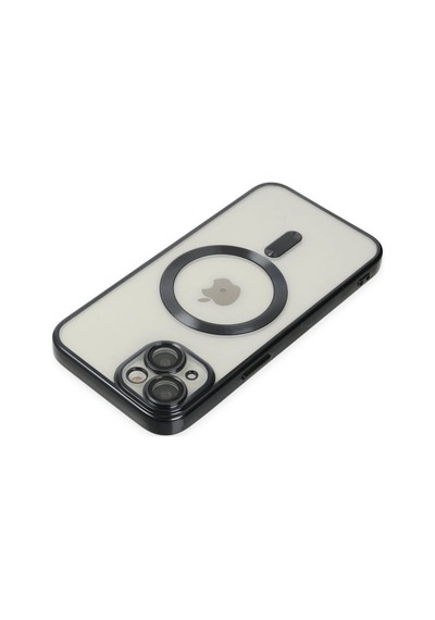 Apple İphone 14 Kılıf Kross Magneticsafe Kapak - Siyah Çok Renkli