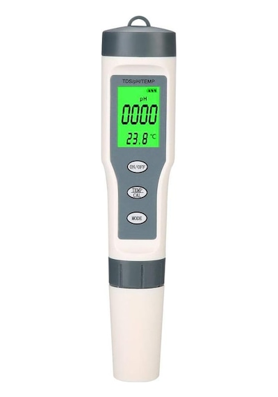 Dijital Su Kalitesi Test Cihazı Ve Sıcaklık Ölçüm Cihazı 3'ü 1 Arada İdeal Su Test Cihazı İçme