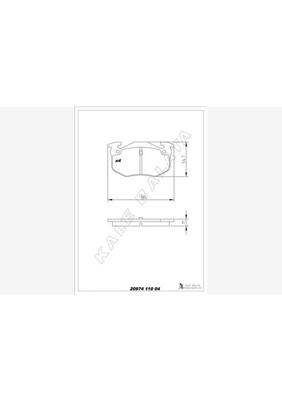 Arka - 1 - Fren Balatası Peugeot P106 96-04 P205 87-98 P206 00-09 P306 97-01 P309 89-93 Cıtroen - Dpmıx-hb - Saxo 96-04 Arka - 1 - Fren Balatası Peugeot P106 96-04 P205 87-98 P206 00-09 P306 97-01 P309 89-93 Cıtroen - Dpmıx-hb - Saxo 96-04