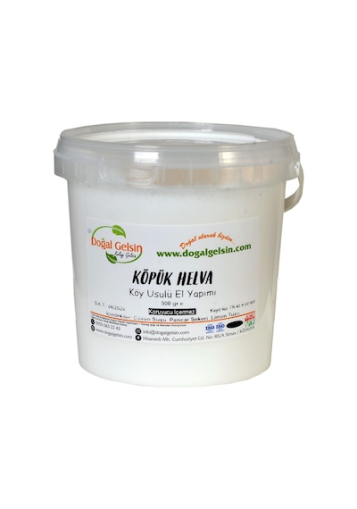 Doğal Gelsin Meşhur Coğrafi İşaretli Kütahya Köpük Helva 500 G