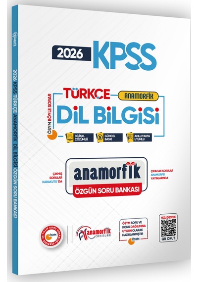 2026 Kpss Türkçe Anamorfik Dil Bilgisi Konu Özetli Dijital Çözümlü Özgün Soru Bankası