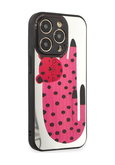Newface Apple Uyumlu iPhone 12 Pro Max Kılıf Mirror Desenli Kapak - Mirror - 12 Mirror - 12
