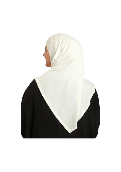Hürrem Bone Krem Pratik Hazır Geçmeli Tesettür Eşarp Viskon Boneli Büyük Boy 1290bv 40 krem