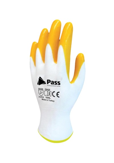Pass Örme Nitril Kaplı İş Eldiveni