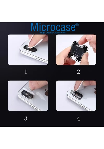 Microcase Google Pixel 10 Pro Uyumlu Kamera Lens Koruma Halkası - Kapalı Tasarım -siyah Al3401