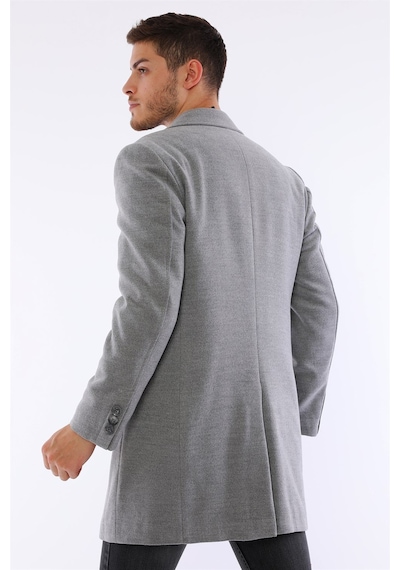 Plt8365 Dewberry Erkek Palto-gri Gri