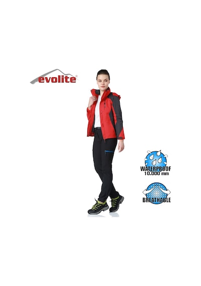 Evolite Diva Bayan 3in1 Gri/kırmızı Mont Kırmızı