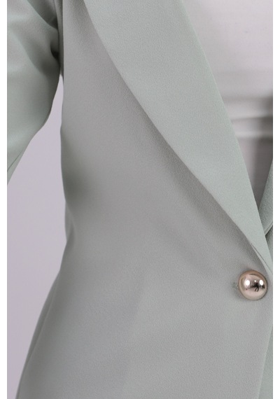 Armonika Kadın Mint Tek Düğmeli Ceket Arm-20k001020