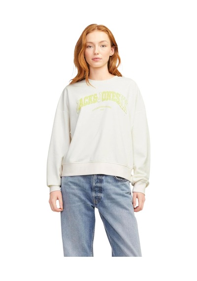 Jack & Jones Kadın Sweatshirt 12264230 Vanilya