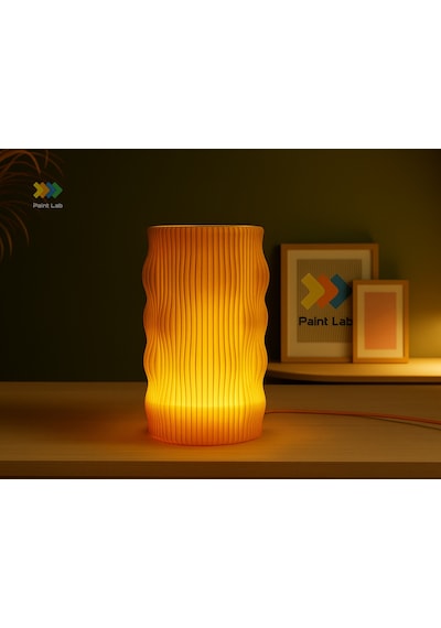 Pori-lamp Dalga Tasarımlı Modern Dekoratif Masa Lambası - Şık Aydınlatma