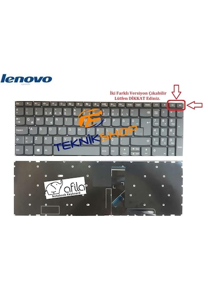 Lenovo Uyumlu Ideapad S145-15Api 81Ut001Atx Klavyesi - Füme Tr - 550259444