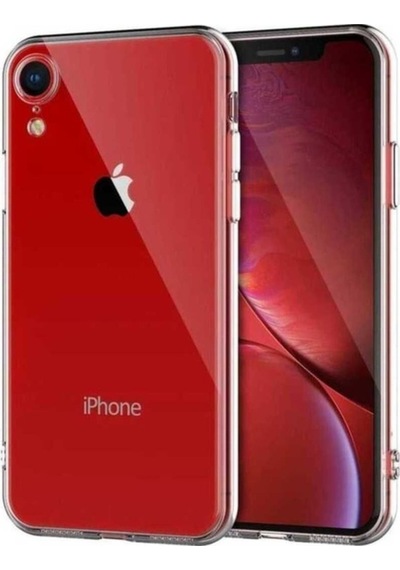 Apple Uyumlu iPhone Xr 6.1 Kılıf Zore Kamera Korumalı Süper Silikon Kapak Renksiz