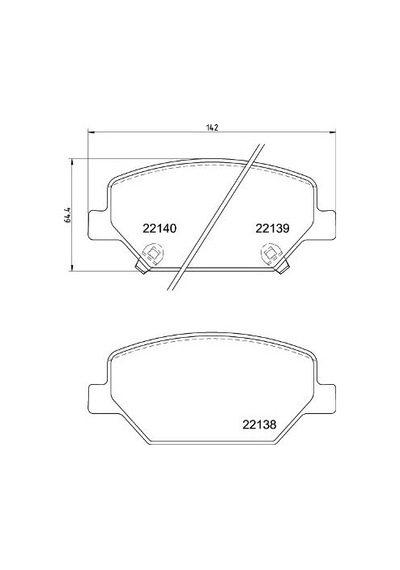 Brembo Ön Fren Balatası Opel Insıgnıa B 18 17 İnç Jant IS00-BREMBO P07007