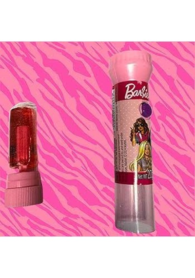 Barbie Laser Pops Işıklı Çilek Aromalı Lolipop Şeker 1 Adet