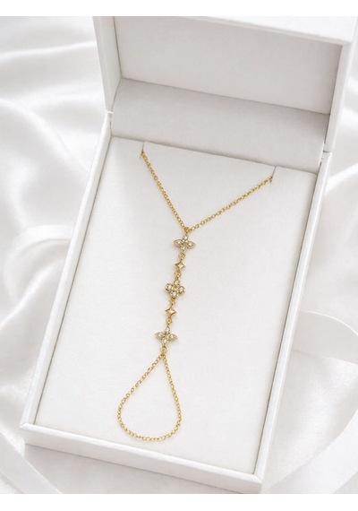 Cm Jewelry Zirkon Taşlı Çelik Şahmeran Bileklik Gold Kadın Şahmeran Altın