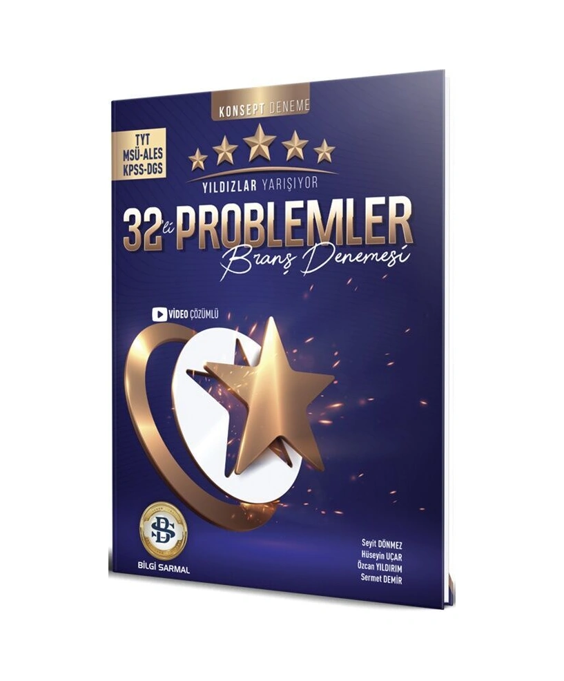 Yıldızlar Yarışıyor Tyt Msü Ales Kpss Dgs Problemler 32 Li Branş Denemesi