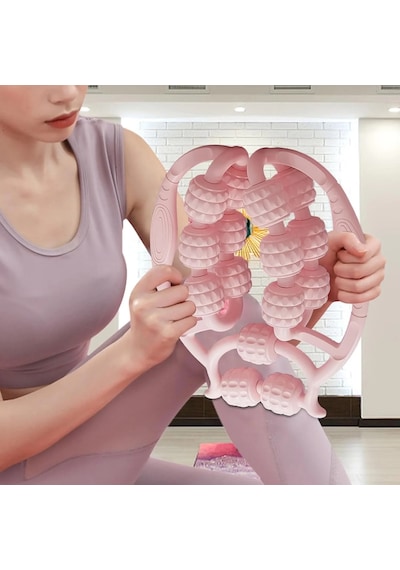 15 Tekerlekli Bacak Boyun Kol Masaj Aleti Çok Renkli