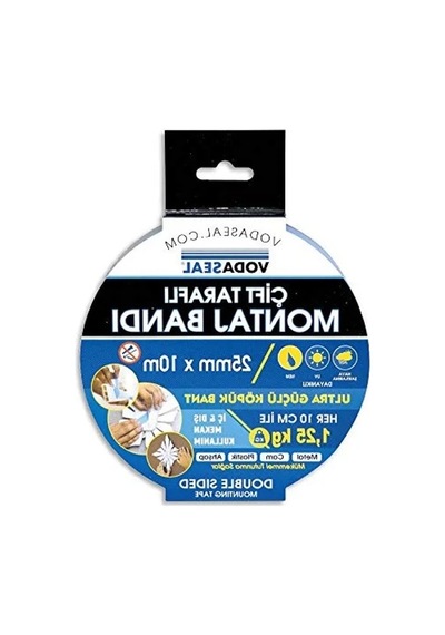 Çift Taraflı Montaj Bandı, 25x10 Ölçülerinde 0,13mm X 48mm X 25mt