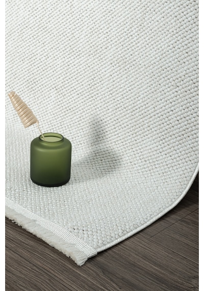 Mariesse Home Buklem Serisi Naturel Bukleli Dokuma Salon Halısı Krem