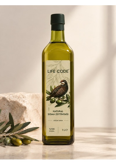 Life Code Naturel Sızma Zeytinyağı 1000 Ml.