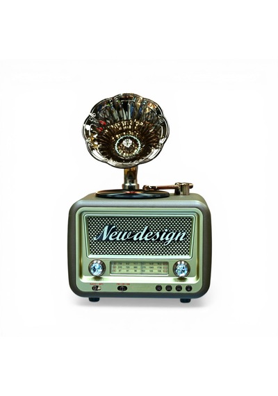 Rt-609a Nostaljik Şık Tasarım Radyo,gramafon Bluetooth Nostalji Radyo Büyük Boy