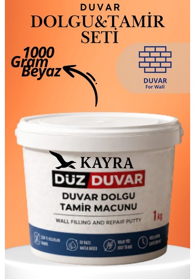 6 Parça Beyaz Duvar Tamir Macunu Seti 3 Adet 1000 Gr - 3000 Gr Çatlak, Delik Ve Derz Dolgusu - 2 Adet Plastik Spatula Ve Kübik Zımpara İle Alçı Yüzey Onarım Seti 3 Kg 3 Kilo Duvar Tamir Macunu Seti Beyaz Beyaz 6 Parça Beyaz Duvar Tamir Macunu Seti 3 Adet 1000 Gr - 3000 Gr Çatlak, Delik Ve Derz Dolgusu - 2 Adet Plastik Spatula Ve Kübik Zımpara İle Alçı Yüzey Onarım Seti 3 Kg 3 Kilo Duvar Tamir Macunu Seti Beyaz Beyaz
